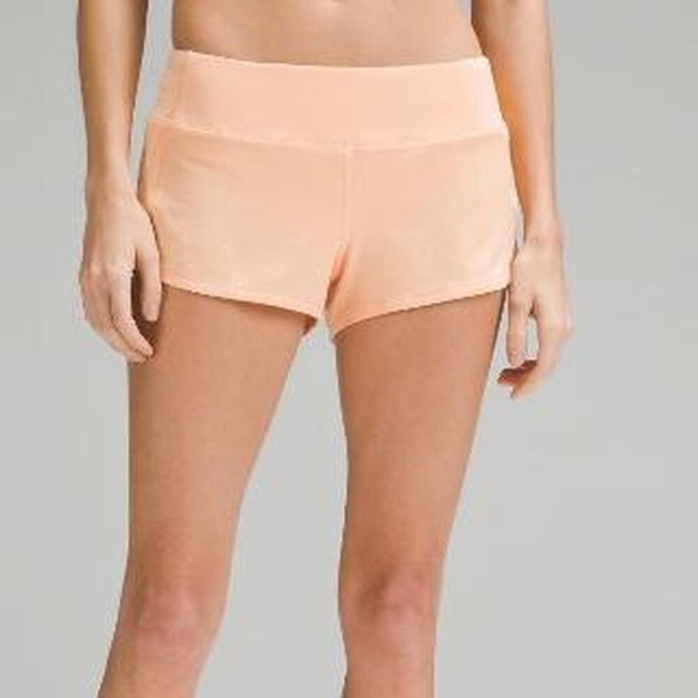 Lululemon Women's Orange and Pink Shorts